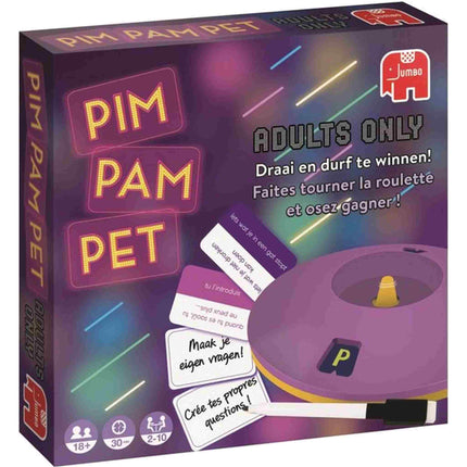 Dit is een foto van het spel Pim Pam Pet Adults Only te koop bij Speldorado Spellenwinkel Delft