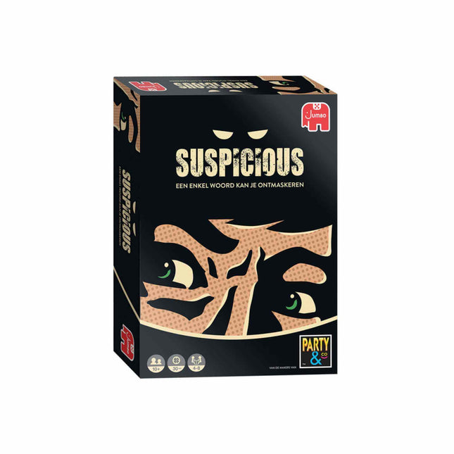Dit is een foto van het spel Suspicious te koop bij Speldorado Spellenwinkel Delft