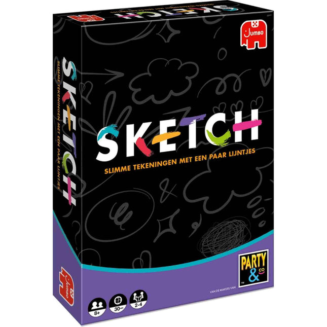 Dit is een foto van het spel Party & Co. Sketch te koop bij Speldorado Spellenwinkel Delft