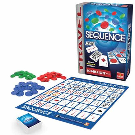 Dit is een foto van het spel Sequence Travel te koop bij Speldorado Spellenwinkel Delft