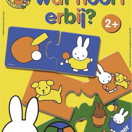 Dit is een foto van het spel Nijntje nijntje wat hoort erbij? te koop bij Speldorado Spellenwinkel Delft