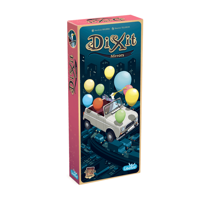 Dit is een foto van het spel Dixit Mirrors Expansion EN-NL te koop bij Speldorado Spellenwinkel Delft
