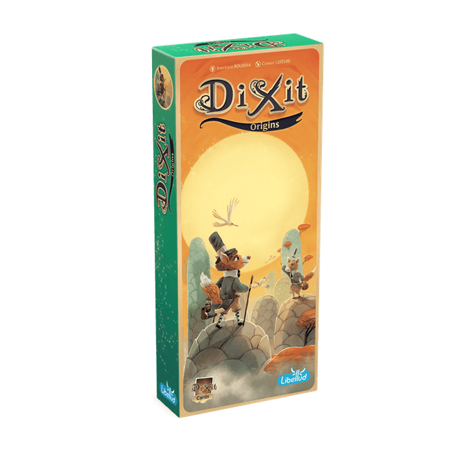 Dit is een foto van het spel Dixit Origins Expansion EN-NL te koop bij Speldorado Spellenwinkel Delft