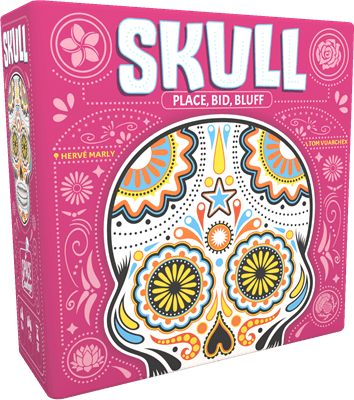 Dit is een foto van het spel Skull NL te koop bij Speldorado Spellenwinkel Delft