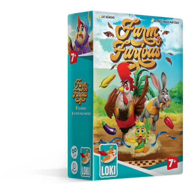 Dit is een foto van het spel Farm & Furious EN-NL te koop bij Speldorado Spellenwinkel Delft