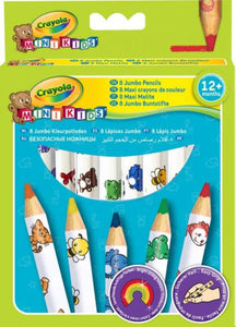 Crayola Mini Kleurpotloden 8 Stuks, 65110083 van Vedes te koop bij Speldorado !