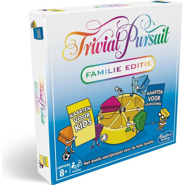 Dit is een foto van het spel Trivial Pursuit Familie Editie Nederland te koop bij Speldorado Spellenwinkel Delft