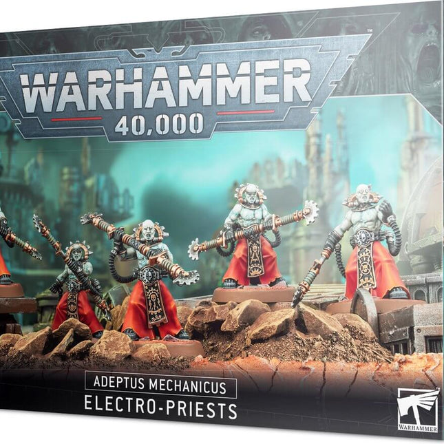 Dit is een foto van het spel Electro-Priests - Adeptus Mechanicus te koop bij Speldorado Spellenwinkel Delft