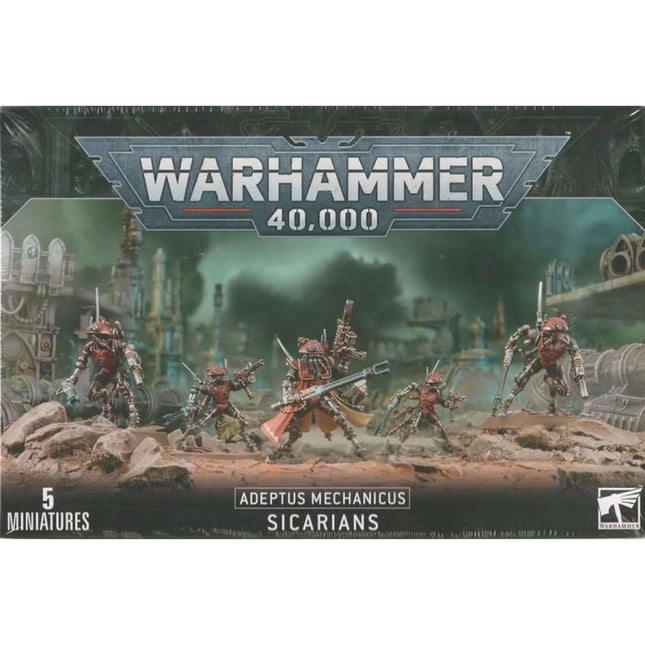 Dit is een foto van het spel Sicarians - Adeptus Mechanicus te koop bij Speldorado Spellenwinkel Delft