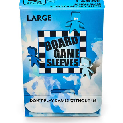 Dit is een foto van het spel Sleeves NON-GLARE Board Game - Large (59x92mm) te koop bij Speldorado Spellenwinkel Delft