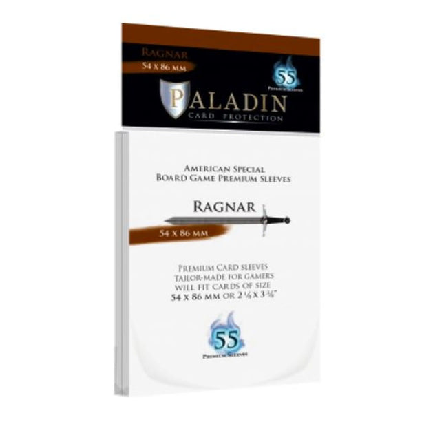 Dit is een foto van het spel Ragnar Premium American Special 54X86Mm (55 Sleeves) - Rag-Clr - Paladin te koop bij Speldorado Spellenwinkel Delft