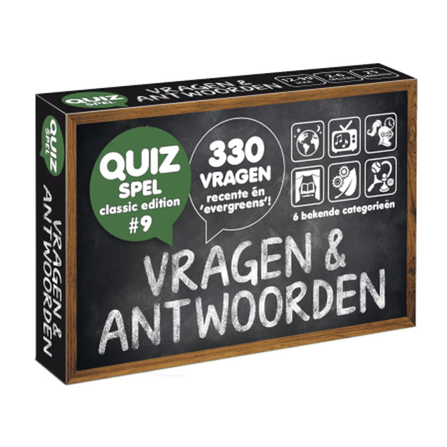 Dit is een foto van het spel Vragen & Antwoorden - Classic Edition 9 te koop bij Speldorado Spellenwinkel Delft