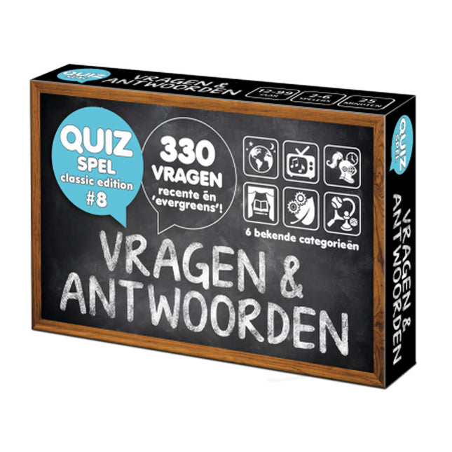 Dit is een foto van het spel Vragen & Antwoorden - Classic Edition 8 te koop bij Speldorado Spellenwinkel Delft