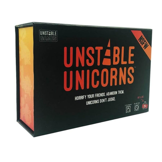 Dit is een foto van het spel Unstable Unicorns NSFW Base Game EN te koop bij Speldorado Spellenwinkel Delft