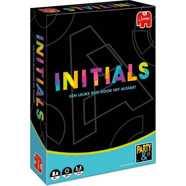 Dit is een foto van het spel Party & Co. Initials te koop bij Speldorado Spellenwinkel Delft