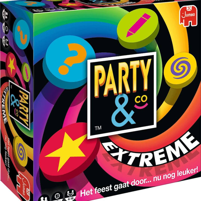 Dit is een foto van het spel Party & Co. Extreme te koop bij Speldorado Spellenwinkel Delft