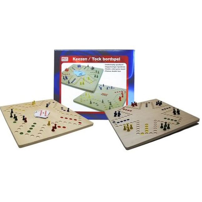 Dit is een foto van het spel Keezen Bordspel 4+6 Personen te koop bij Speldorado Spellenwinkel Delft