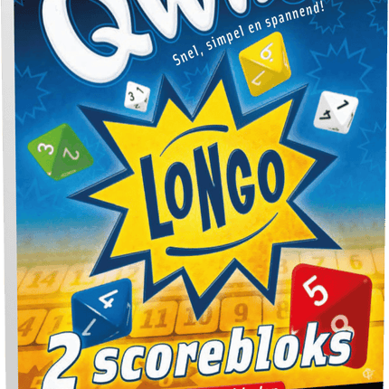 Dit is een foto van het spel Qwixx Longo Bloks (extra scoreblocks) te koop bij Speldorado Spellenwinkel Delft