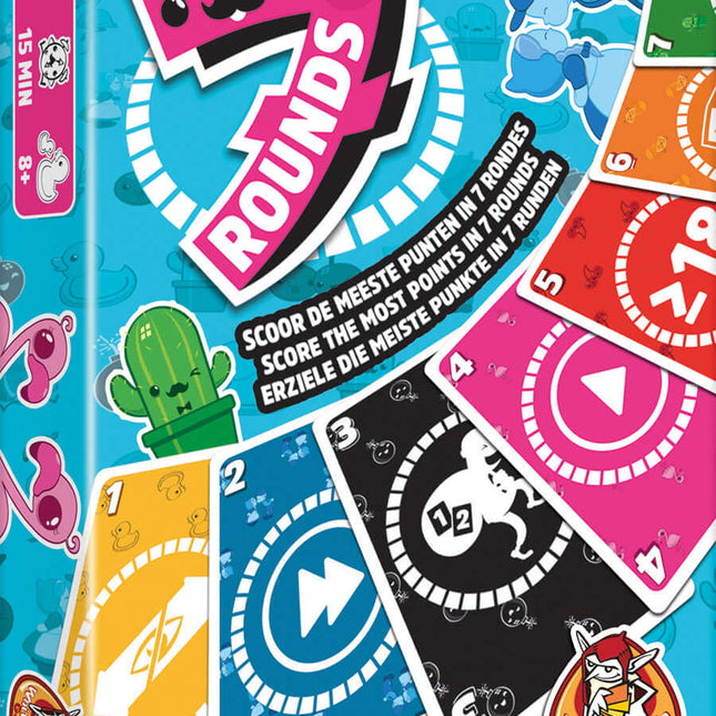 Dit is een foto van het spel 7 Rounds te koop bij Speldorado Spellenwinkel Delft