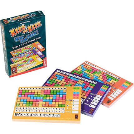 Dit is een foto van het spel Keer Op Keer Scoreblok 3 Stuks Level 2, 3 En 4 te koop bij Speldorado Spellenwinkel Delft