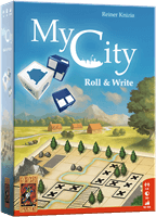 Dit is een foto van het spel My City Roll & Write te koop bij Speldorado Spellenwinkel Delft