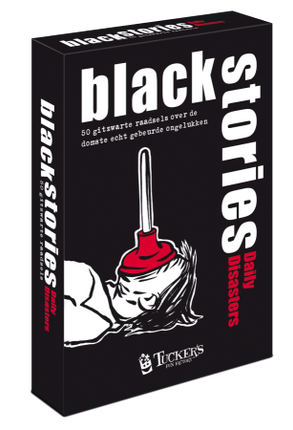 Dit is een foto van het spel Black Stories Daily Disasters te koop bij Speldorado Spellenwinkel Delft