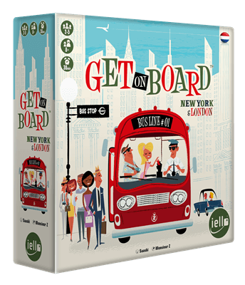 Dit is een foto van het spel Get On Board New York & London NL te koop bij Speldorado Spellenwinkel Delft