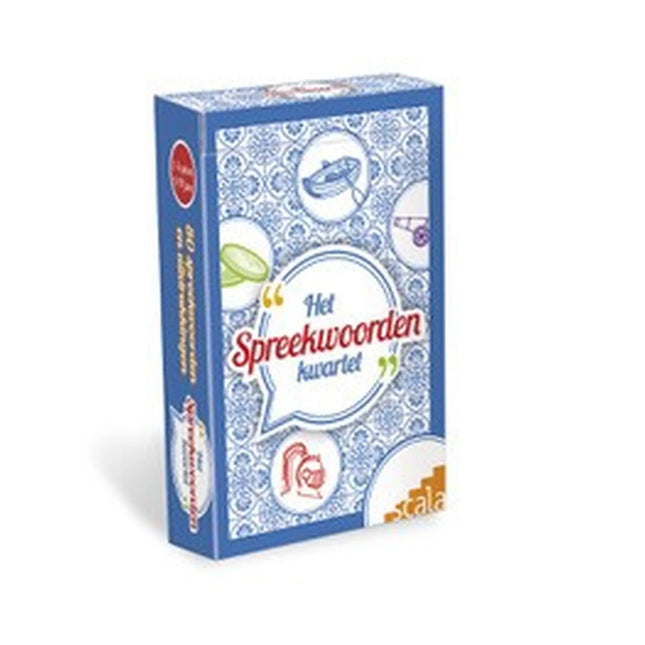 Dit is een foto van het spel Het Spreekwoordenkwartet te koop bij Speldorado Spellenwinkel Delft