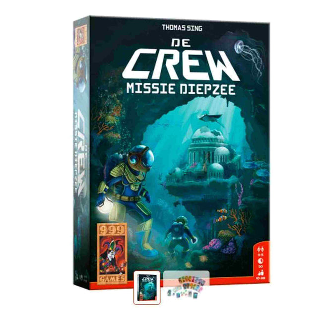 Dit is een foto van het spel De Crew Missie Diepzee te koop bij Speldorado Spellenwinkel Delft