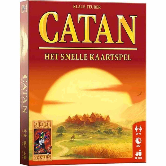 Dit is een foto van het spel Het Snelle Kaartspel - Catan te koop bij Speldorado Spellenwinkel Delft