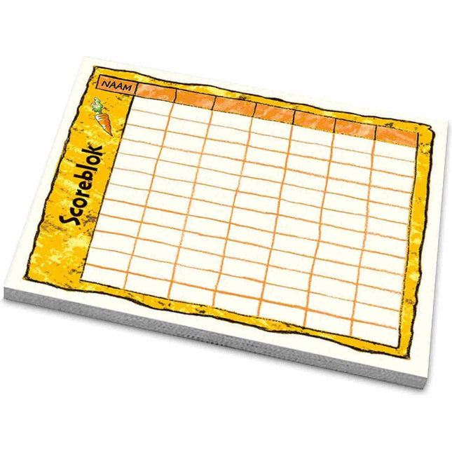 Dit is een foto van het spel Scoreblokken Konijnenhokken Drie Stuks te koop bij Speldorado Spellenwinkel Delft