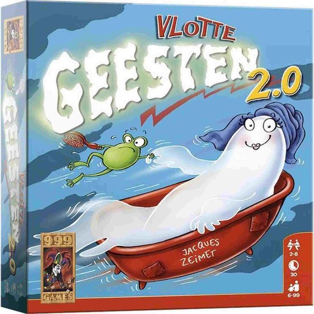 Dit is een foto van het spel Vlotte Geesten 2.0 te koop bij Speldorado Spellenwinkel Delft