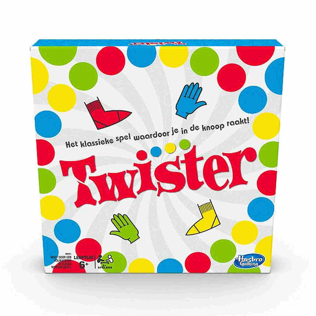 Dit is een foto van het spel Twister te koop bij Speldorado Spellenwinkel Delft