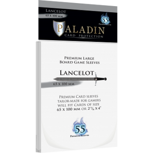 Lancelot Premium Large 65X100 (55 Sleeves) - Lan-Clr- Paladin