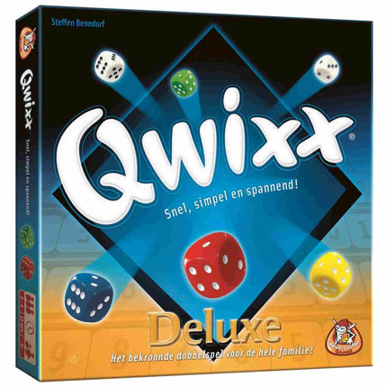 Dit is een foto van het spel Qwixx Deluxe te koop bij Speldorado Spellenwinkel Delft