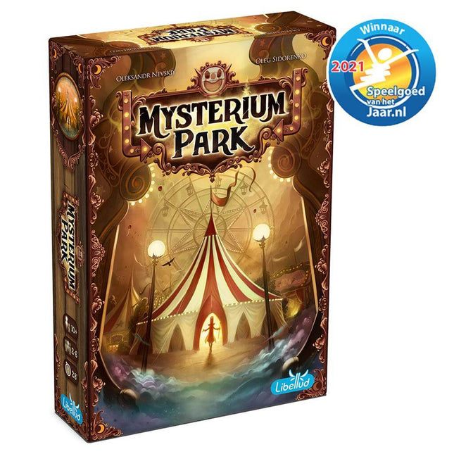 Dit is een foto van het spel Mysterium Park NL te koop bij Speldorado Spellenwinkel Delft