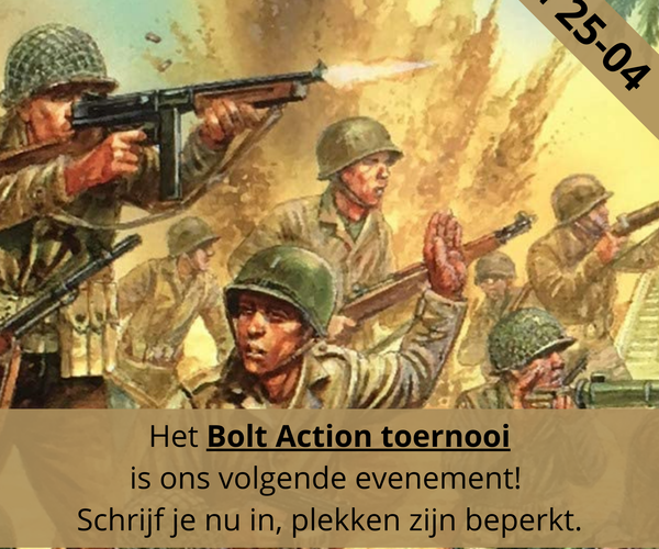 Bolt Action tournooi — Speldorado Delft