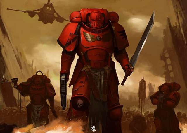 Blood Angels collectie – Sanguinary Guard en Stormraven bij Speldorado