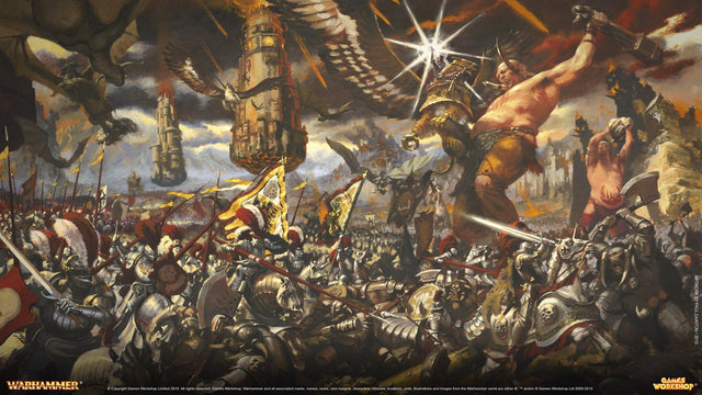 Cities of Sigmar collectie – Castelite Formation met Fusiliers en Ironweld Greatcannon bij Speldorado