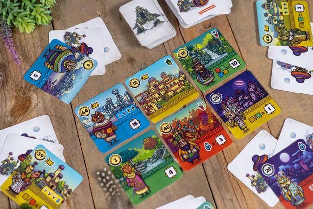 Faraway kaartspel en uitbreiding, strategisch kaartspel rond het ontdekken van Alula bij Speldorado