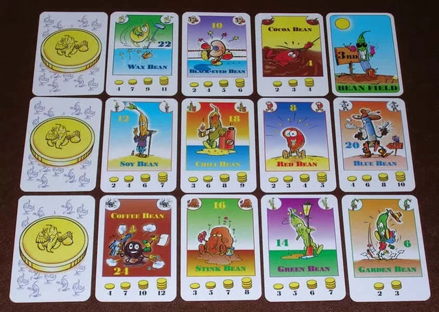 Bohnanza kaartspel en uitbreidingen met bonen, handelen en onderhandelen bij Speldorado