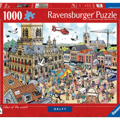 Puzzels van Delft met Delftse stadsgezichten, grachten en Delfts Blauw bij Speldorado