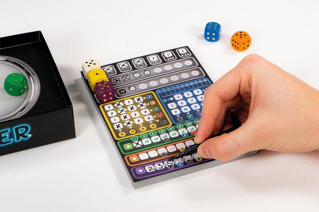 Solo dobbelspellen en roll & write spellen voor 1 speler bij Speldorado