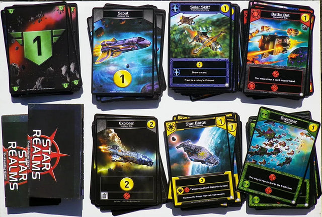 Star Realms kaartspel en uitbreidingen voor deckbuilding en strategische ruimtegevechten bij Speldorado