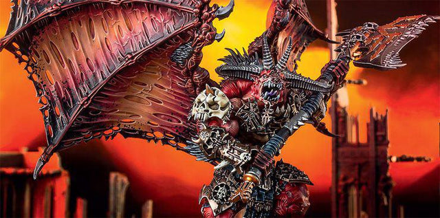 Warhammer Daemons of Khorne miniaturen – Bloodthirster, Bloodletters, Flesh Hounds en Herald of Khorne bij Speldorado”