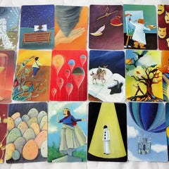 Dixit bordspel met kleurrijke geïllustreerde kaarten en uitbreidingen voor creatief en verhalend spel