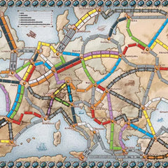Ticket to Ride collectie bij Speldorado – basiseditie en uitbreidingen zoals Europe, Paris, Berlin, USA 1910, Europa 1912 en Iberia & South Korea.