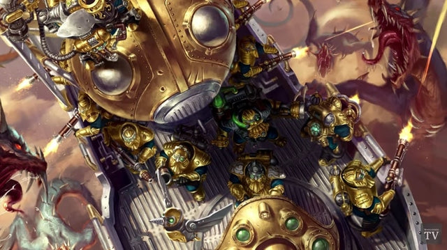 Kharadron Overlords collectie – Arkanaut Frigate en skyvessel bij Speldorado