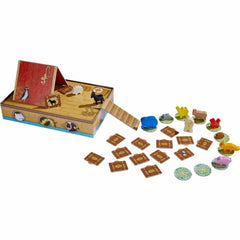 HABA kinderspellen met kleurrijke speldozen, houten speelstukken en leerzame gezelschapsspellen voor jonge kinderen