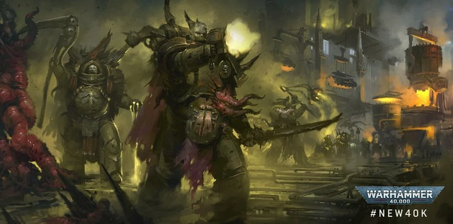 Death Guard collectie – Plague Marine en Biologus Putrifier bij Speldorado
